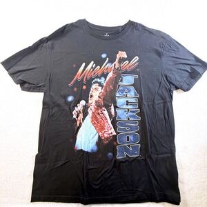 Michael Jackson Graphic T-Shirt Mens XL Threadless Licensed Black